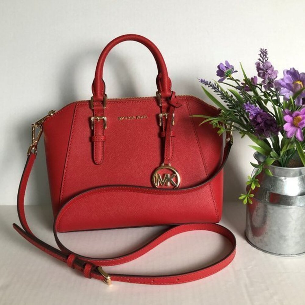 Micheal Kors Ellis Satchel & Matching Wallet Set